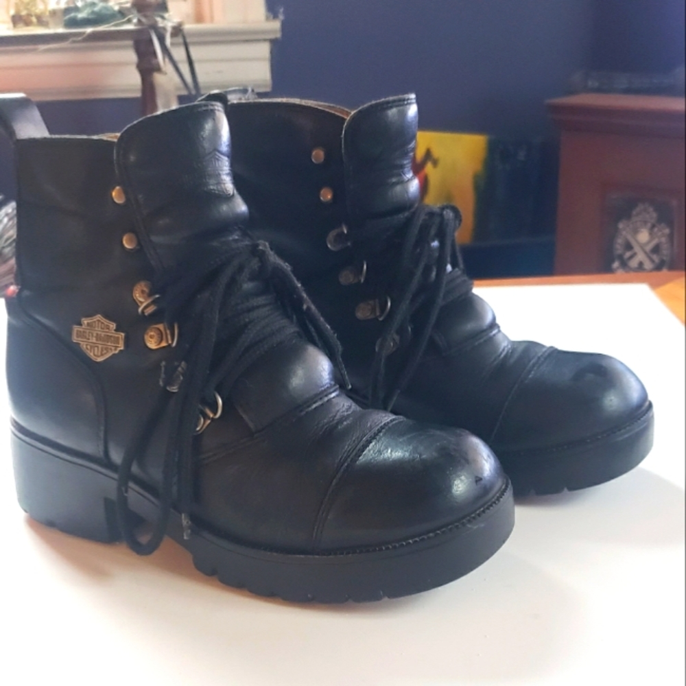 Vintage womens Harley Davidson boots size  7